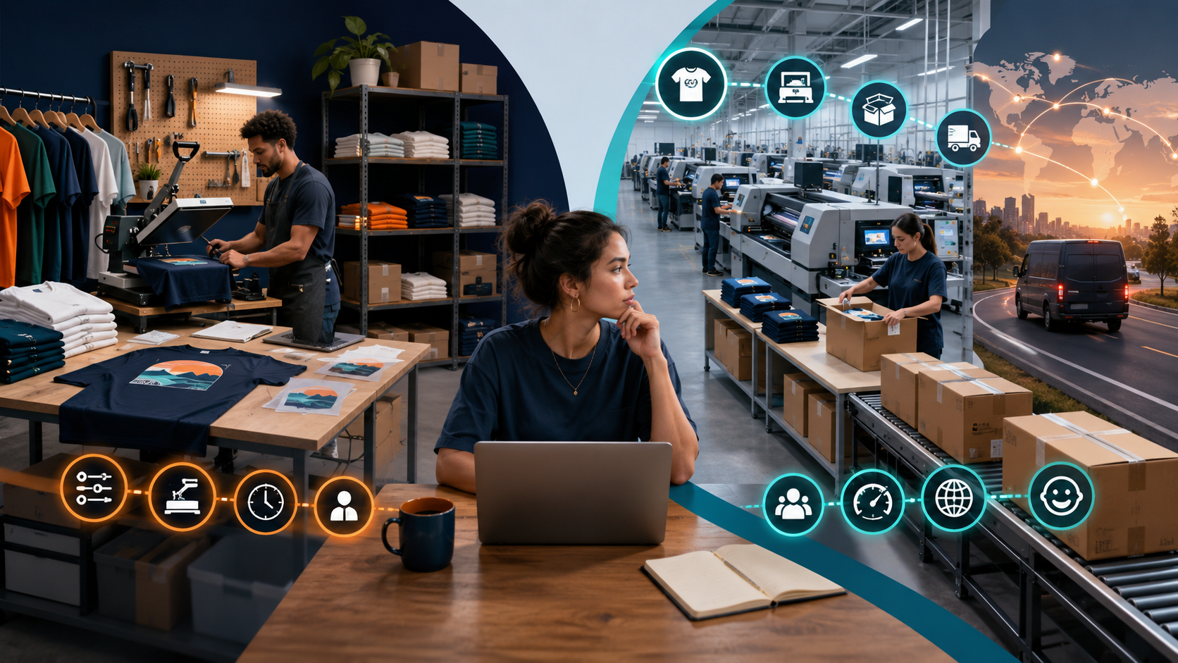 In-House or Outsourced? How to Choose a Print-on-Demand Fulfillment Method