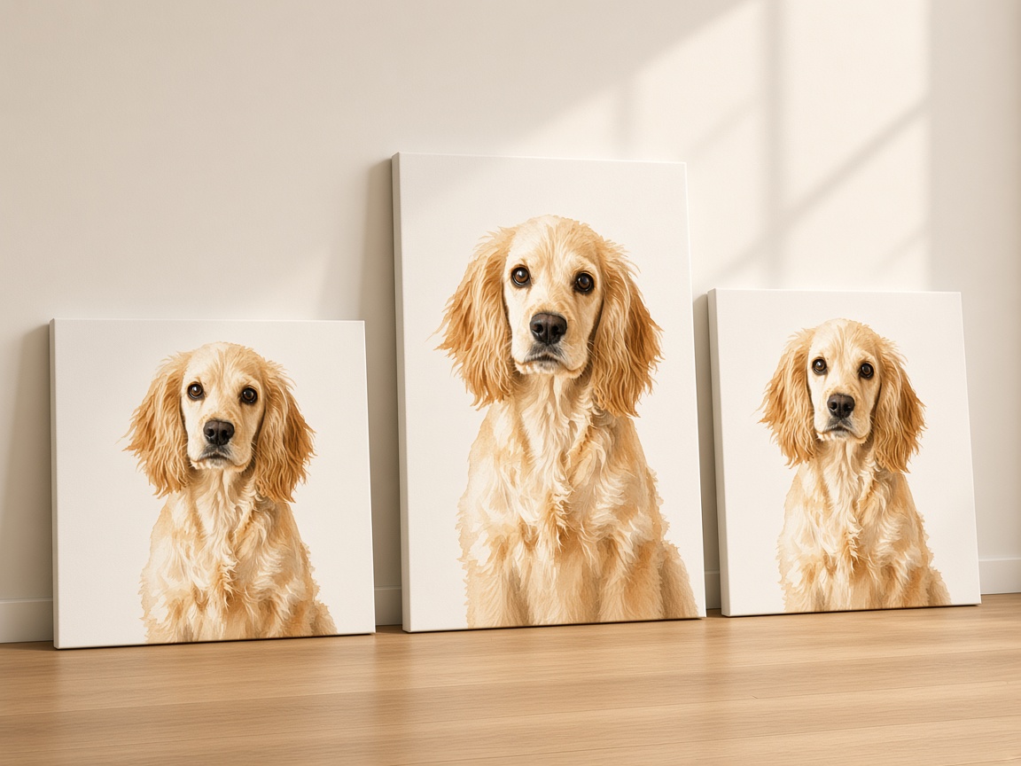Choose a canvas size and approve its placement.